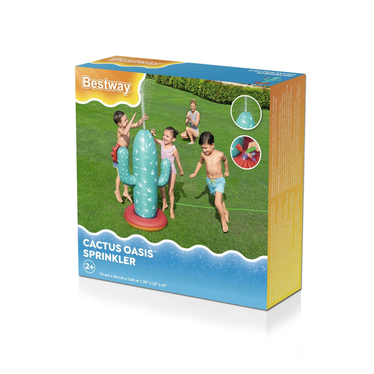 Bestway Aspersor Hinchable Cactus 74x56x104 cm +2 Años Jardin 52733