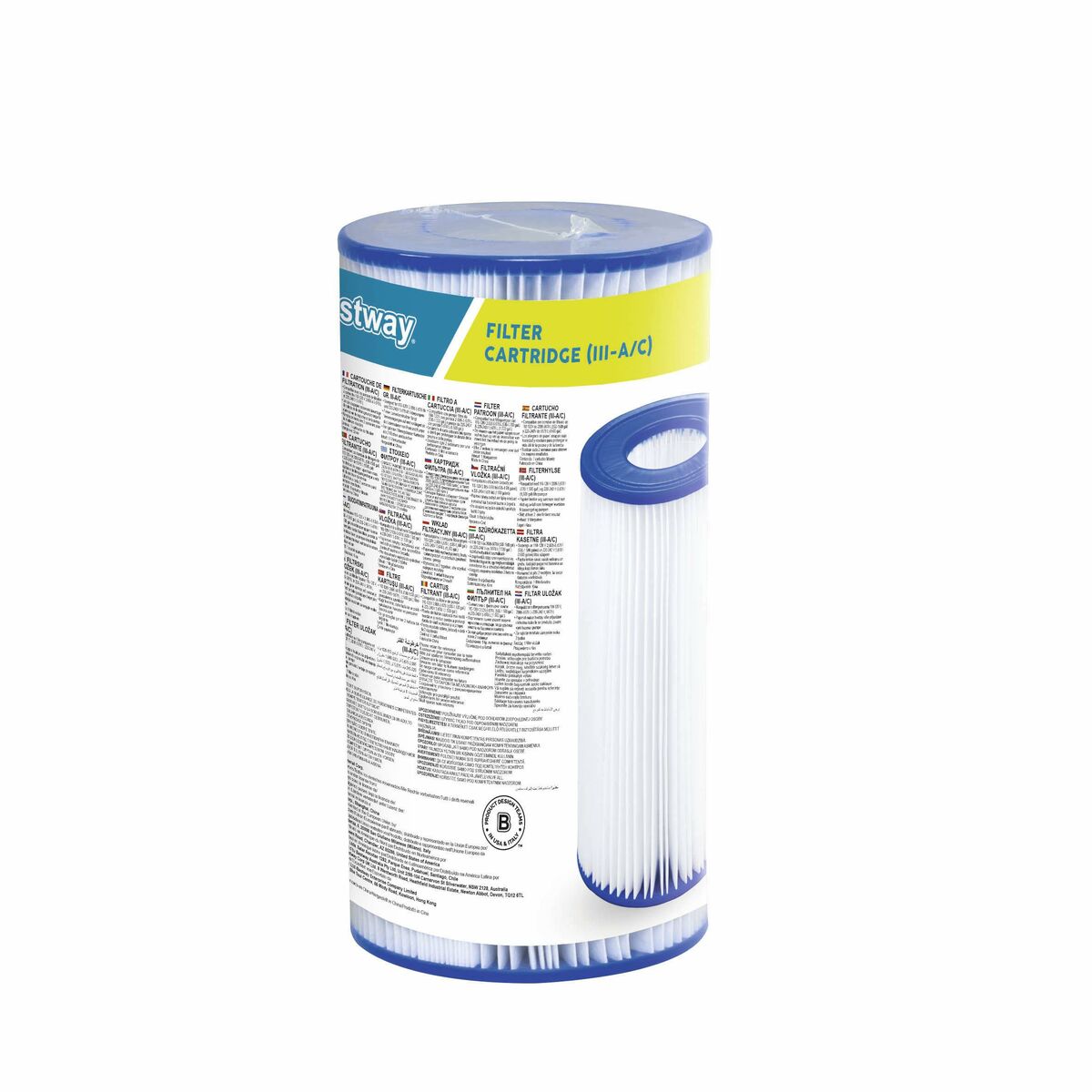 Bestway Filtro Depuradora Cartucho Tipo III Retractil Piscina 58012