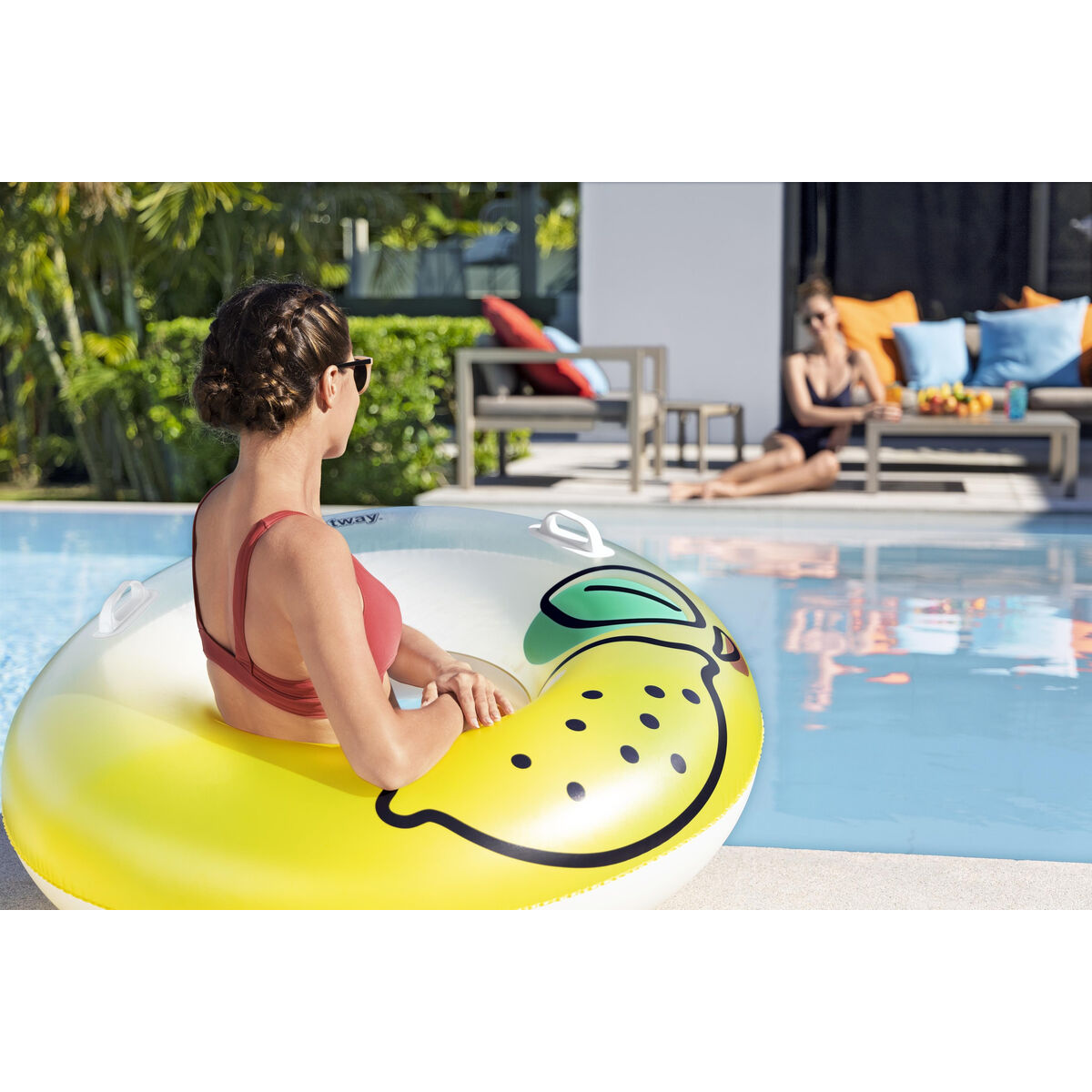 Bestway Flotador Hinchable con Asas Jungla D114 cm +12 Años Playa y Piscina 36448