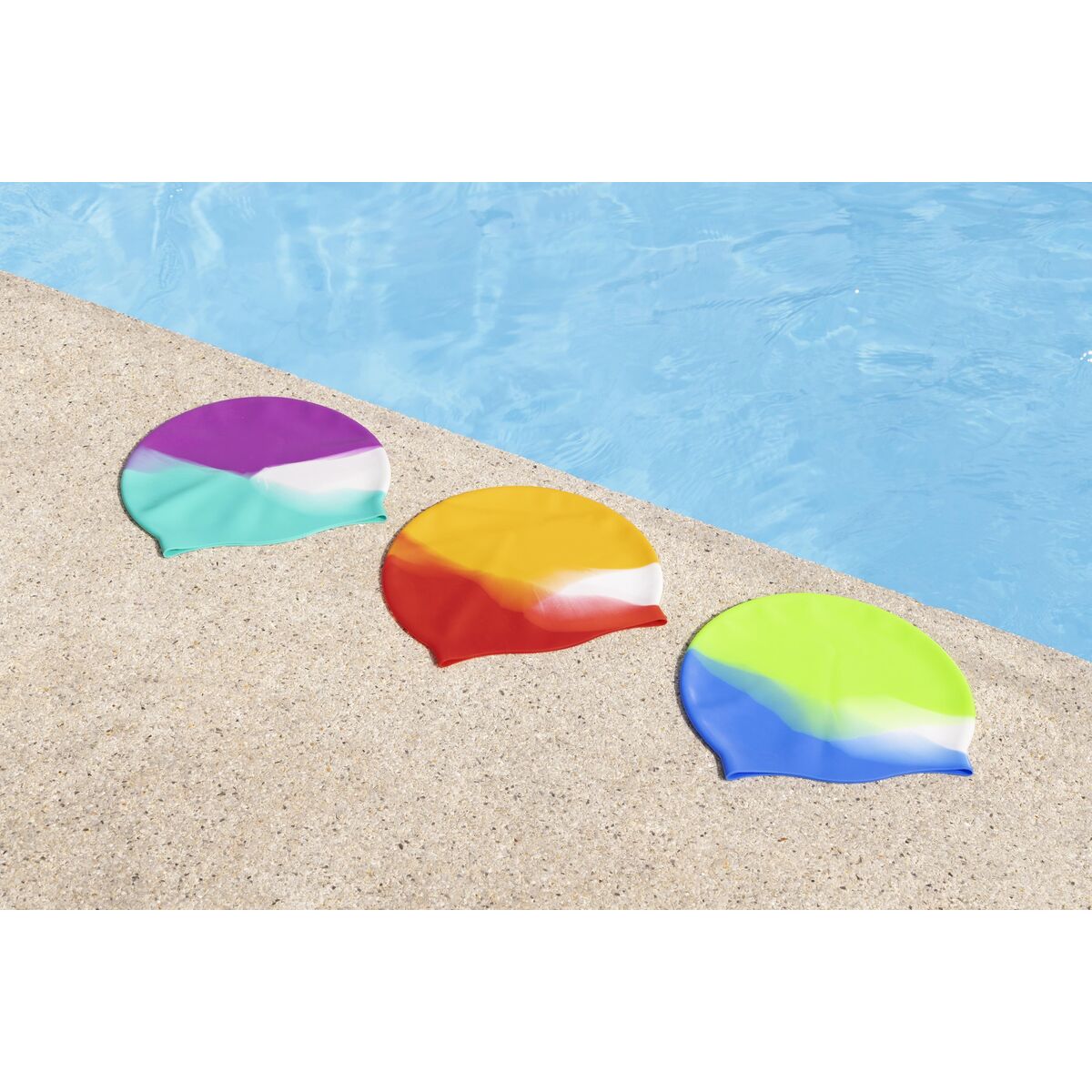 Bestway Gorro de Baño Infantil Silicona Color Surtido +3 Años Playa y Piscina 26049