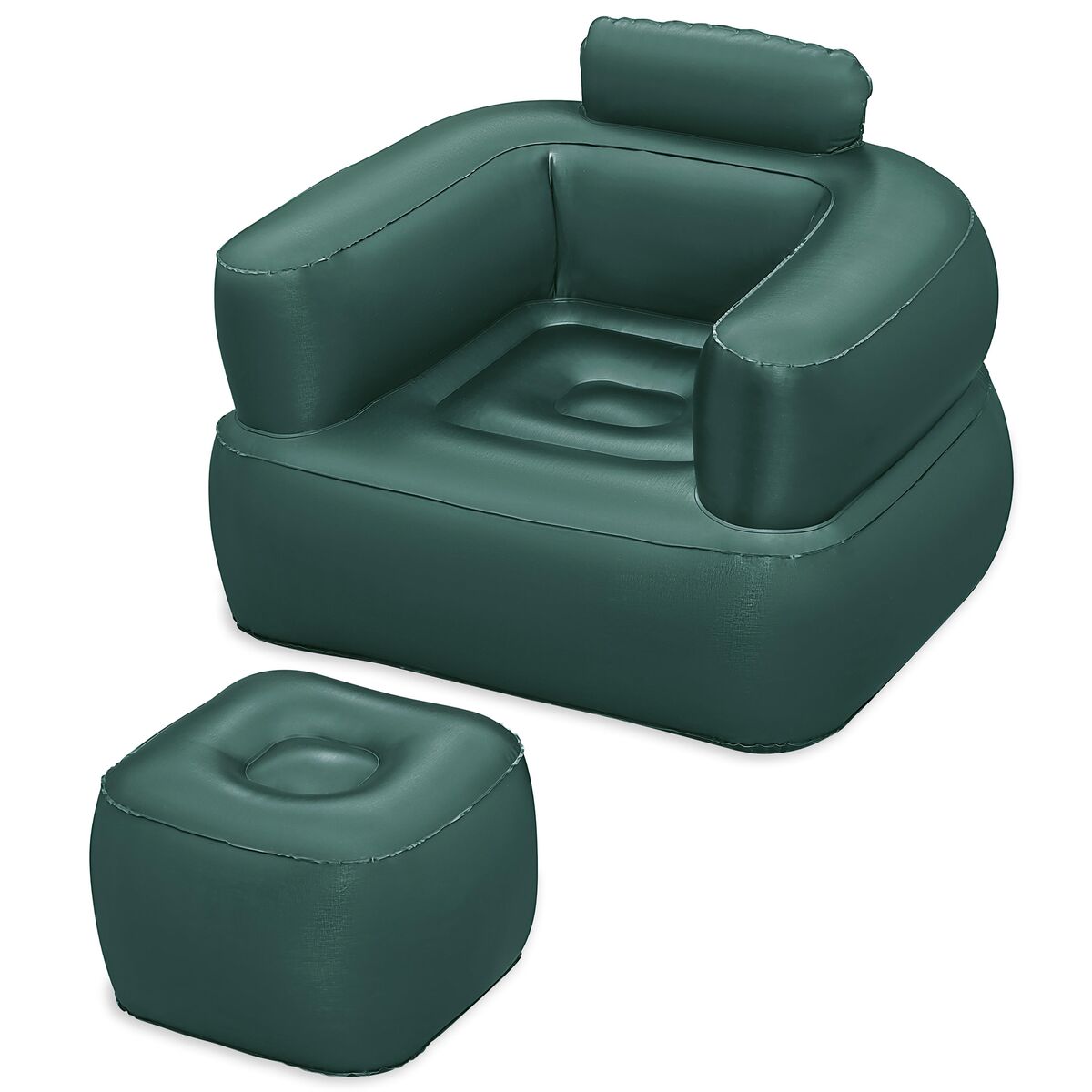 Bestway Sillon Hinchable con Reposapies Color Surtido 107x99x80/48x48x36 cm Interior 75137