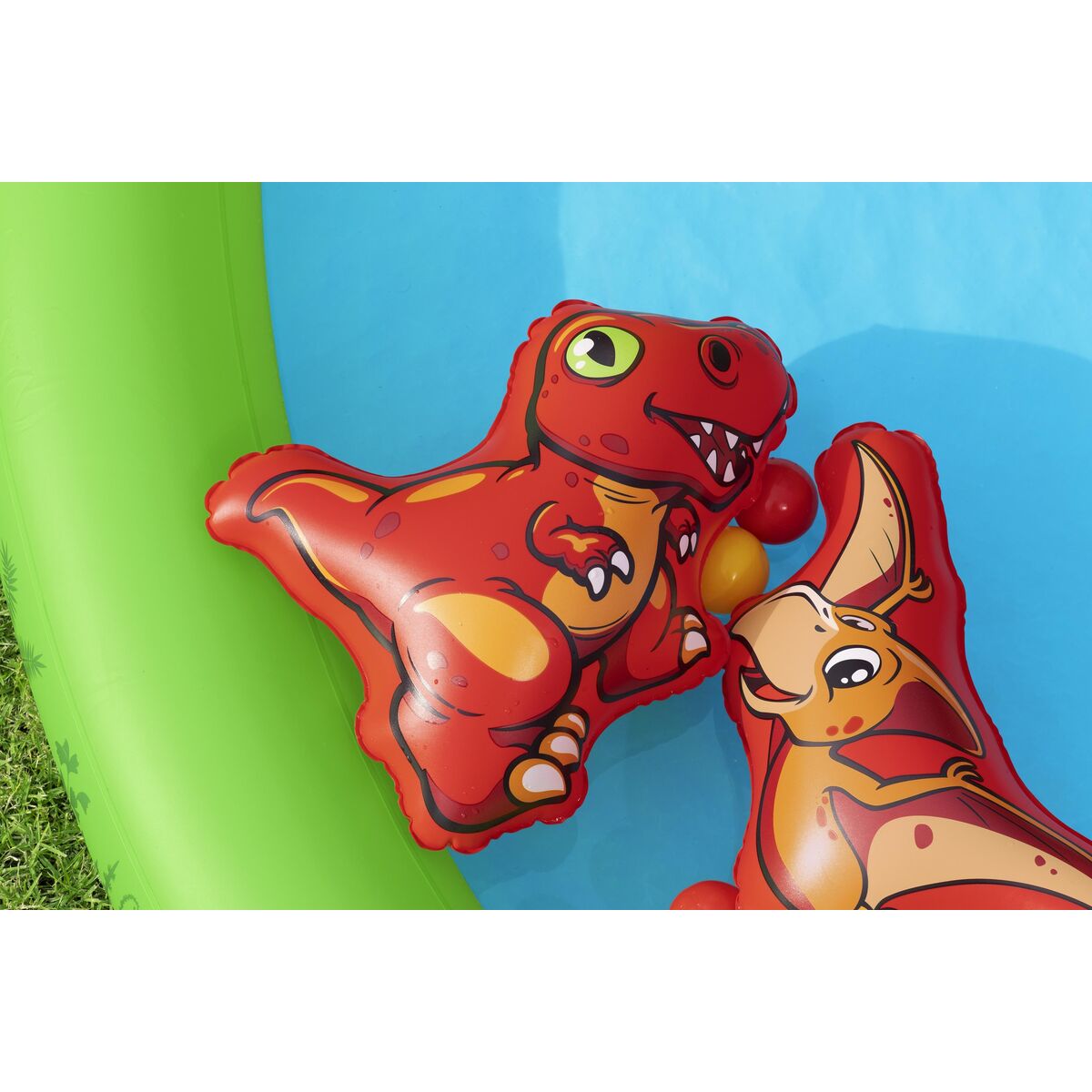 Bestway Piscina Hinchable Parque de Juegos Dinosaurios 241x140x137 cm +3-6 Años Jardin 53160