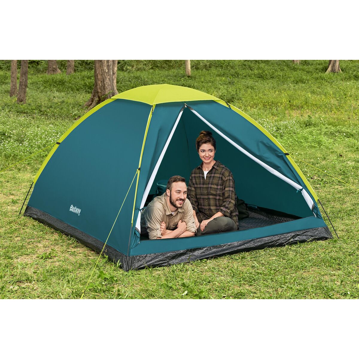 Bestway Tienda Polyester Fibra de Vidrio 240x200x135 cm Camping 68143