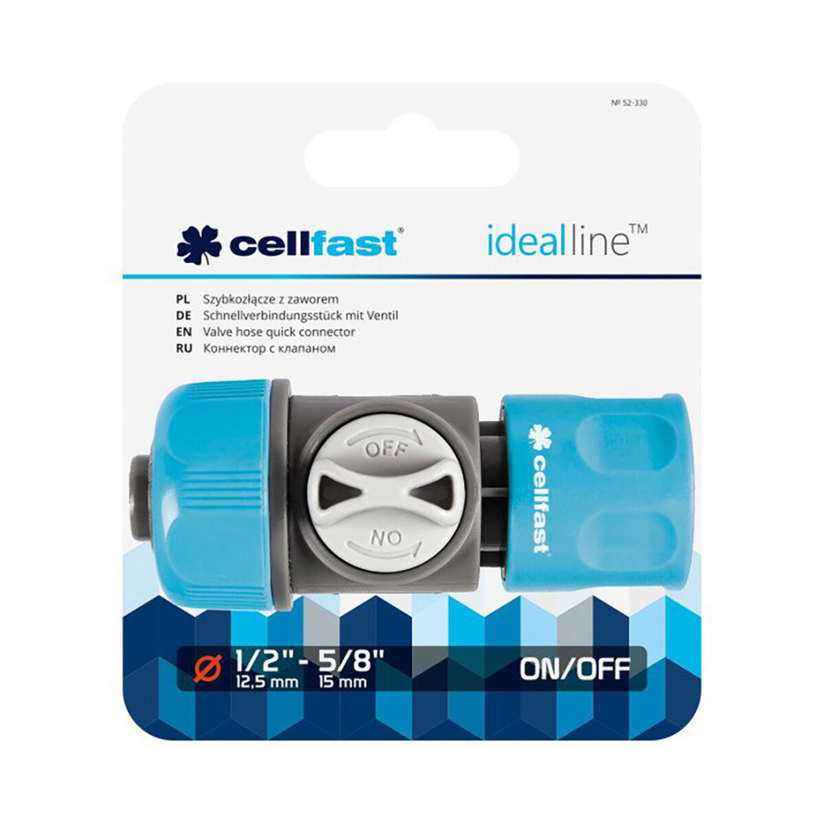 Conector de manguera Cellfast 1/2" 5/8"