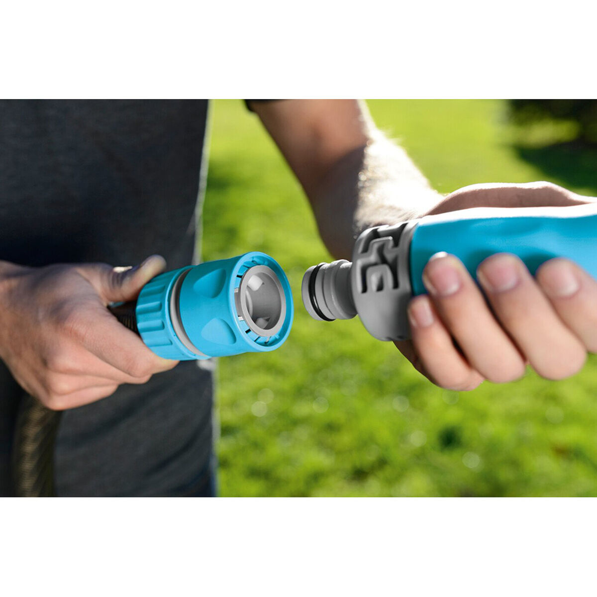 Lanza de Riego Cellfast ideal Azul Gris