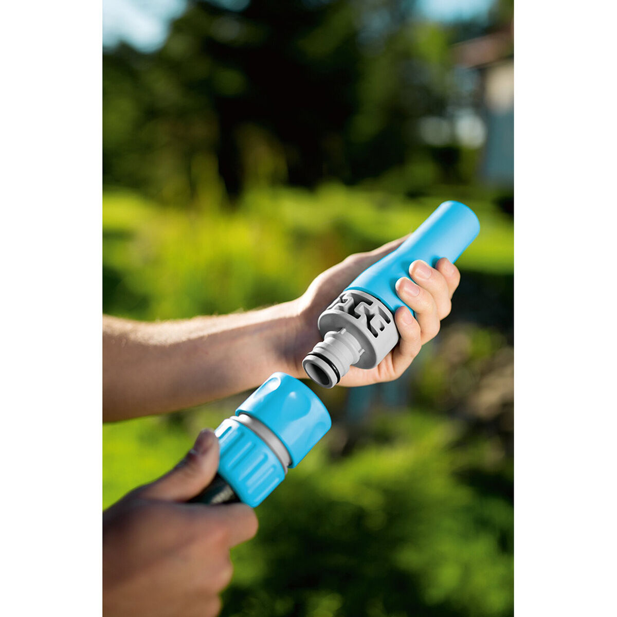 Lanza de Riego Cellfast ideal Azul Gris