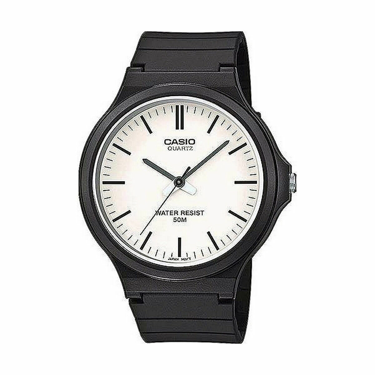 Reloj Unisex Casio MW-240-7EVEF Blanco Negro