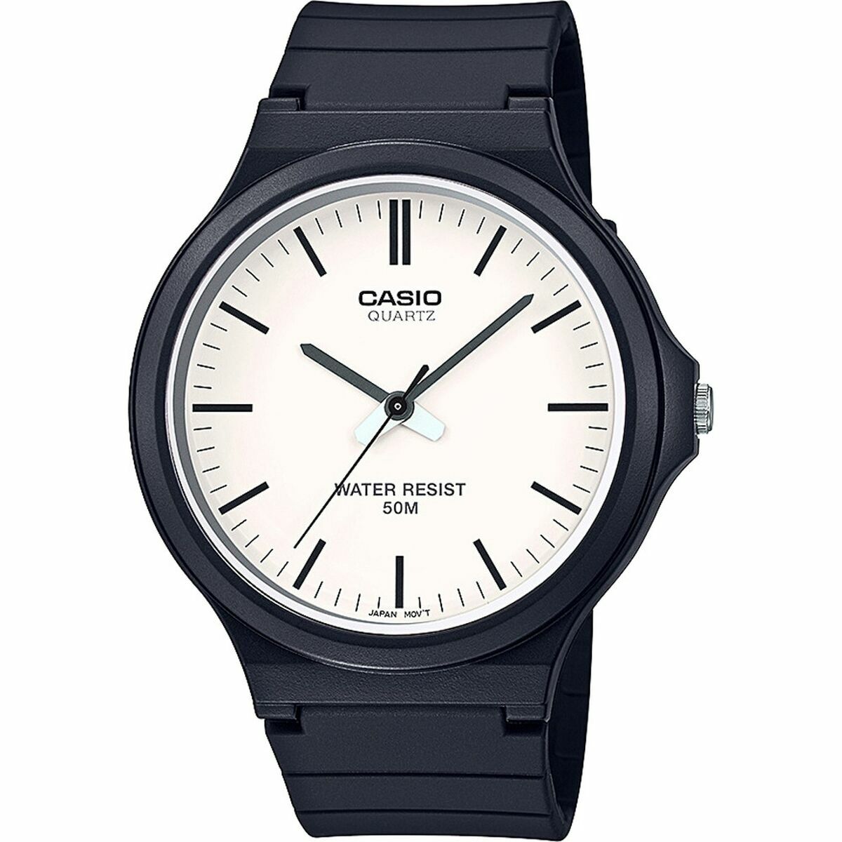 Reloj Unisex Casio MW-240-7EVEF Blanco Negro