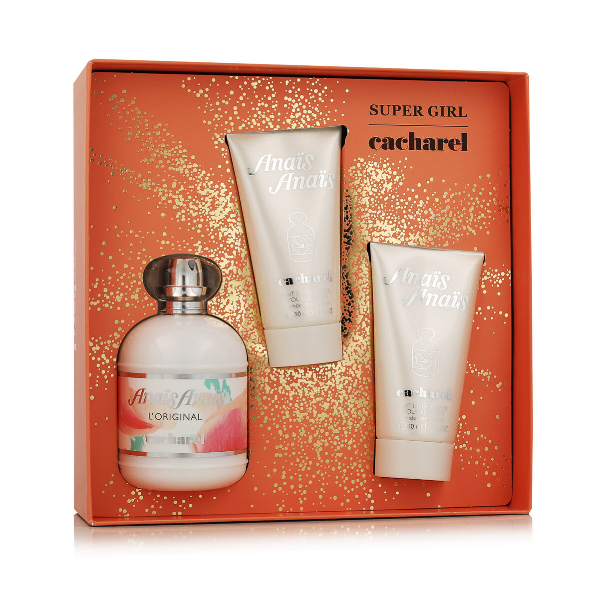 Set de Perfume Mujer Cacharel Anais Anais L'Original Eau de Toilette EDT 2 Piezas