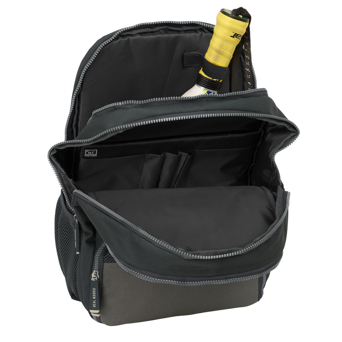 Mochila Escolar Real Madrid C.F. Gris 30 x 42 x 17 cm