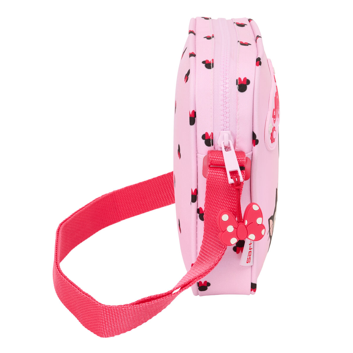 Bolso Bandolera Minnie Mouse Naive Rosa 16 x 18 x 4 cm