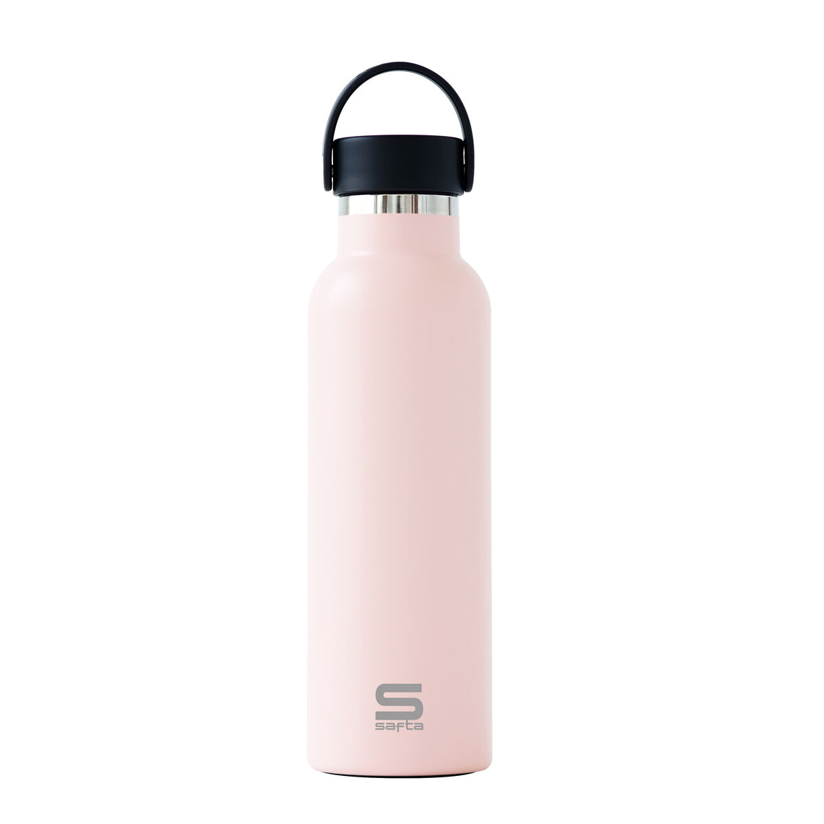 Botella Térmica Safta Cotton candy Rosa Silicona Acero Inoxidable