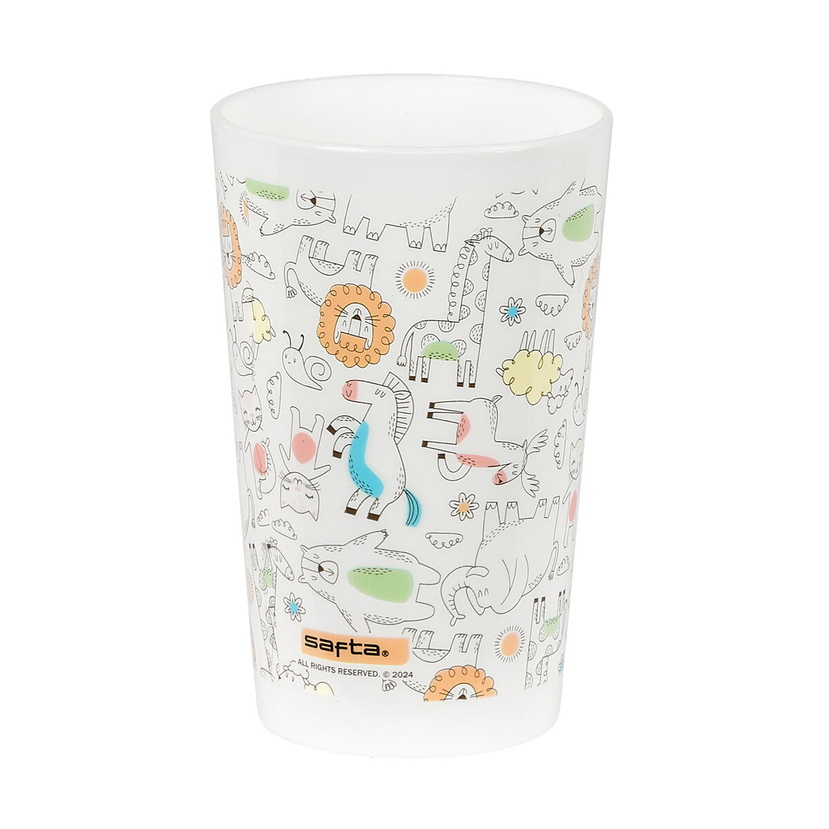 Set de vajilla infantil Safta Zoo Poliéster 26 x 26 x 9 cm