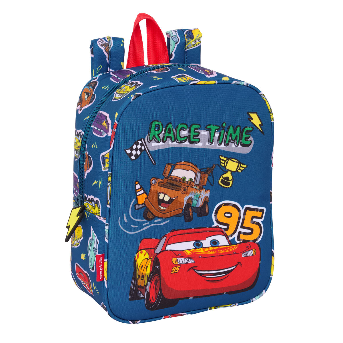 Mochila Escolar Cars Racing Azul marino 22 x 27 x 10 cm