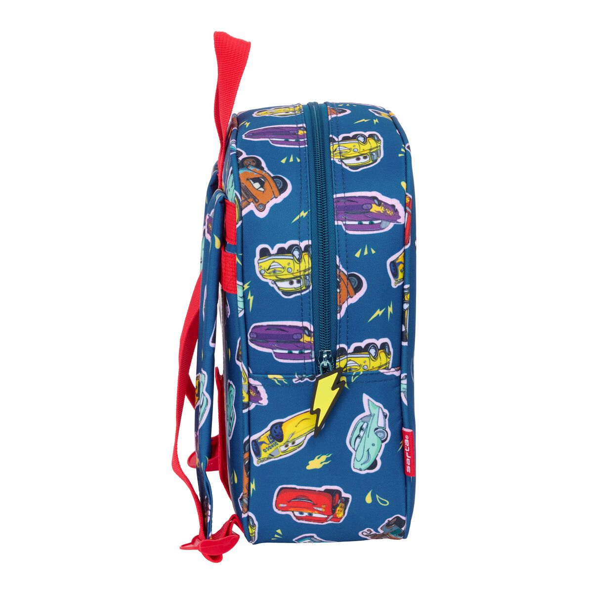 Mochila Escolar Cars Racing Azul marino 22 x 27 x 10 cm