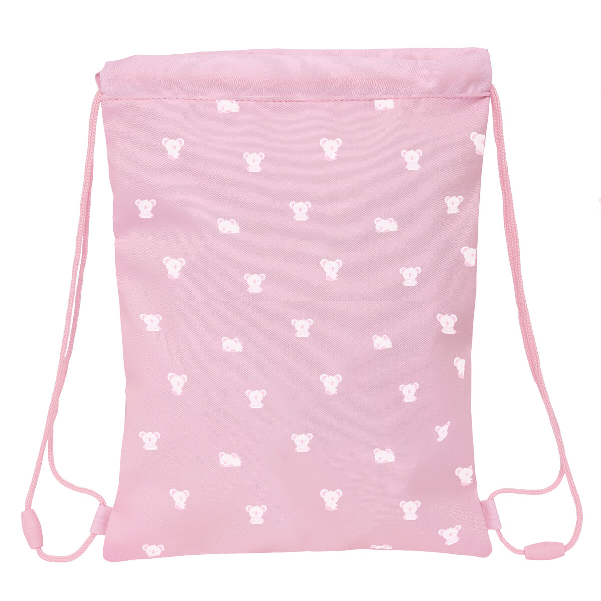 Bolsa Mochila con Cuerdas Safta Koala Rosa 26 x 34 x 1 cm