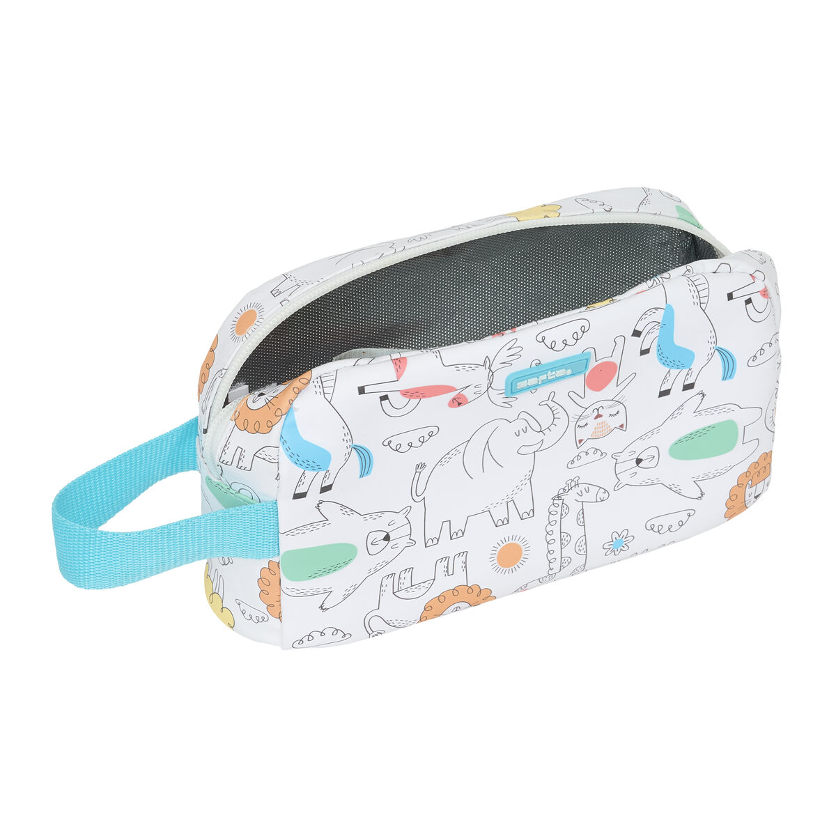 Portameriendas Térmico Safta Zoo Beige 21,5 x 12 x 6,5 cm