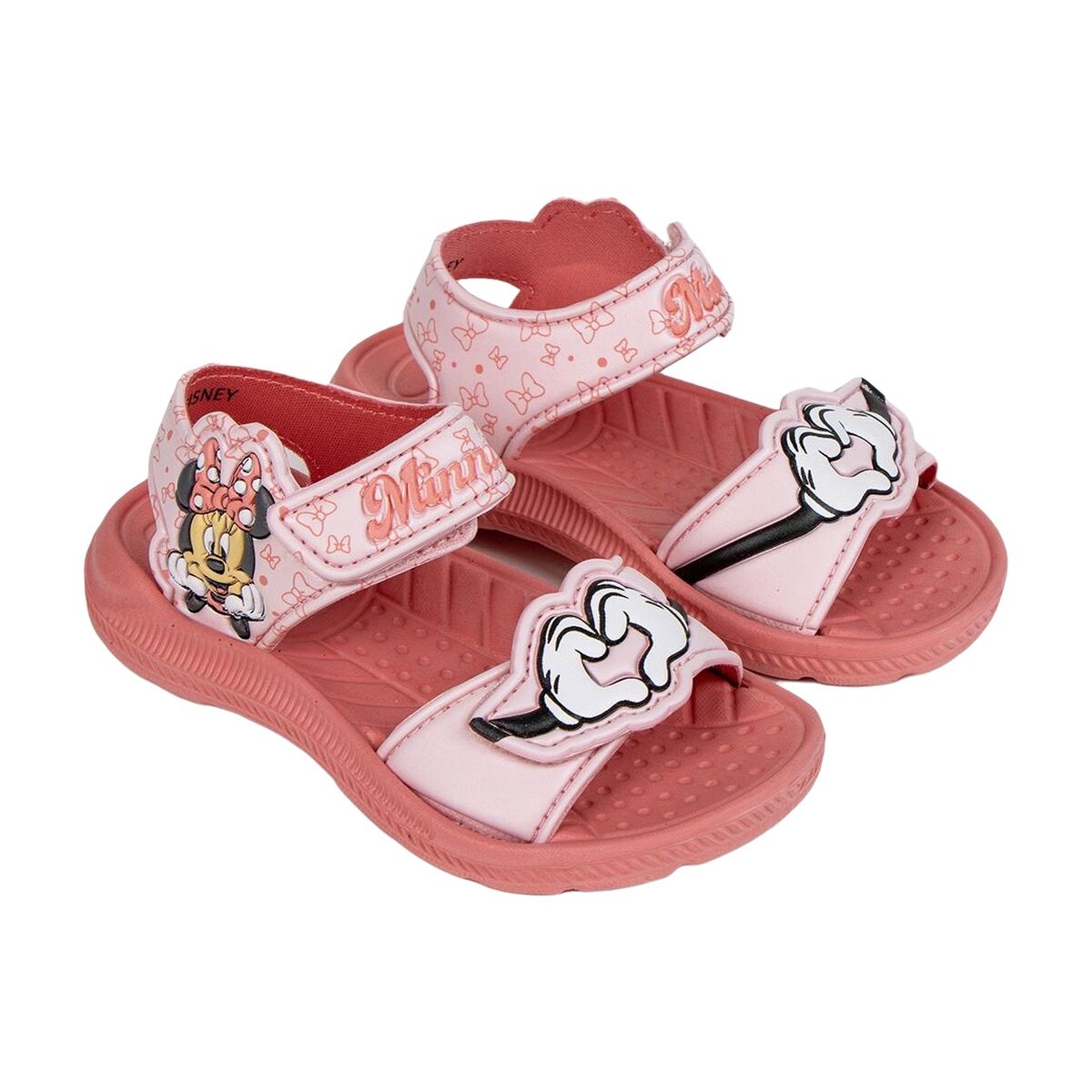 Sandalias Infantiles Minnie Mouse Rosa