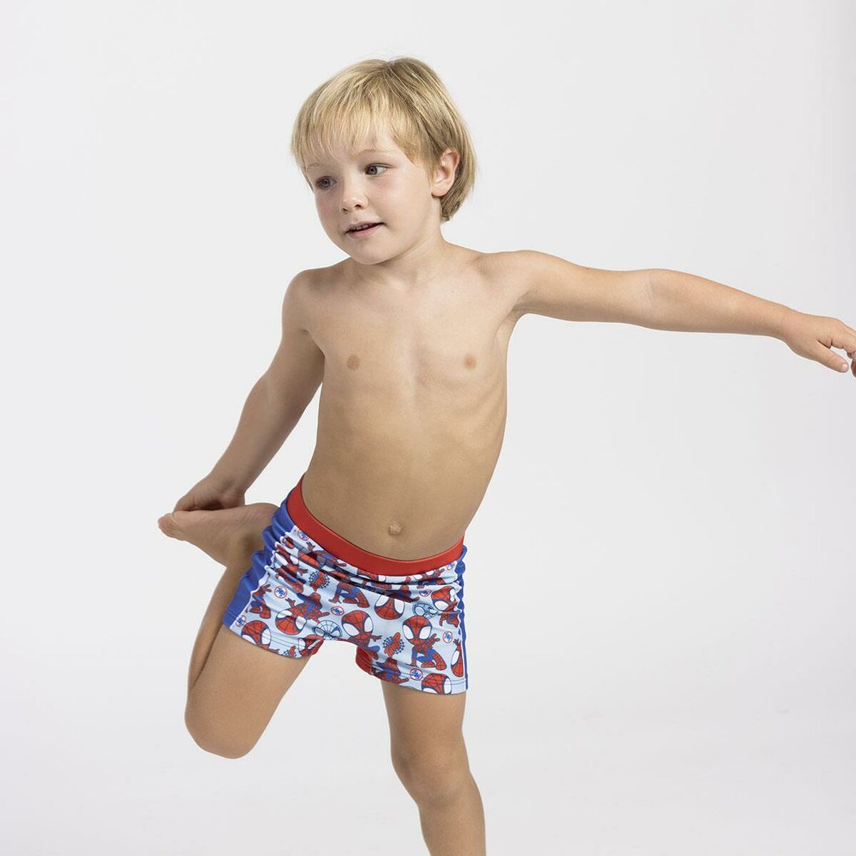 Bañador Boxer Para Niños Spidey Azul