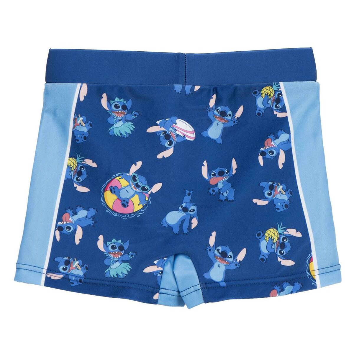 Bañador Boxer Para Niños Stitch Azul oscuro