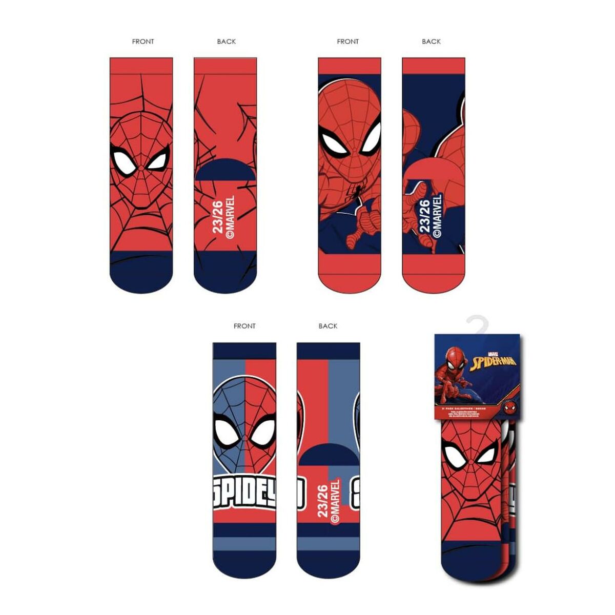 Calcetines Spider-Man 3 pares