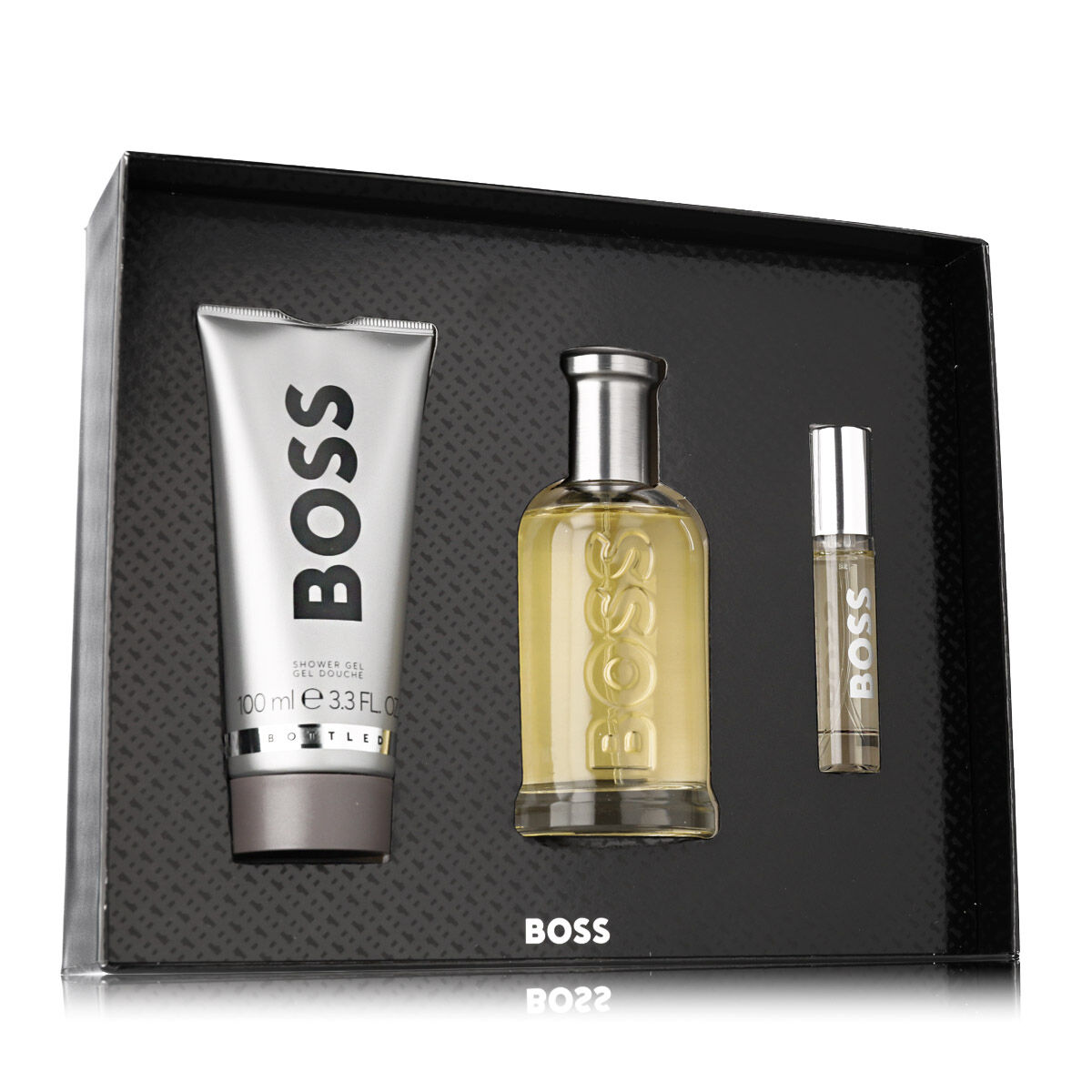 Set de Perfume Hombre Hugo Boss Boss Bottled 3 Piezas