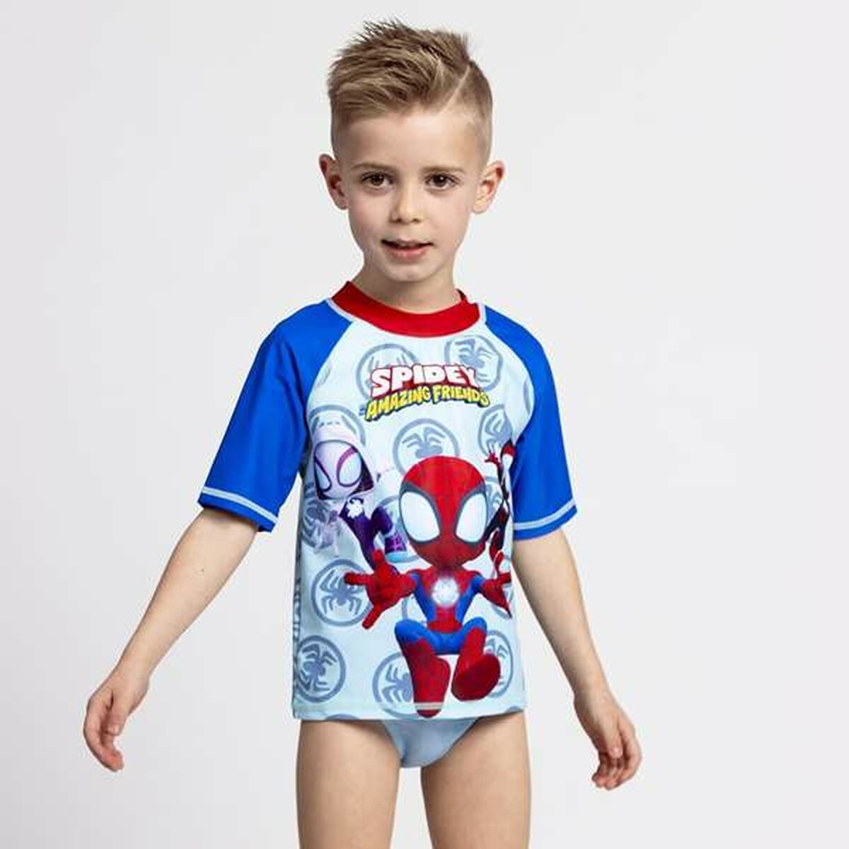Camiseta de Baño Spider-Man Azul