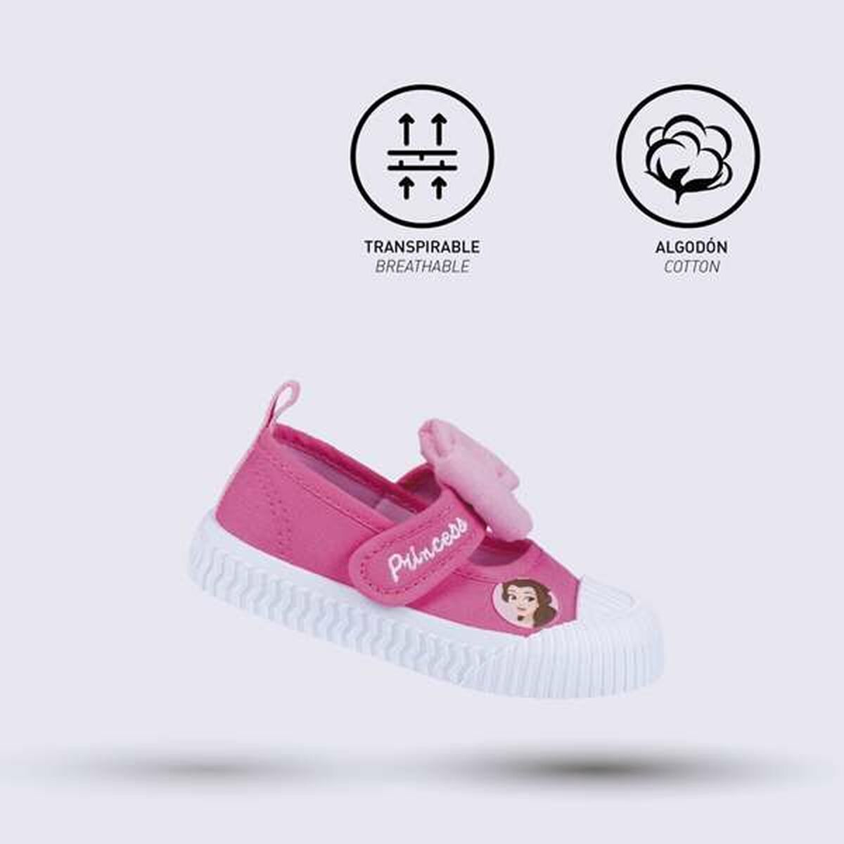 Zapatillas Casual Disney Princess Rosa