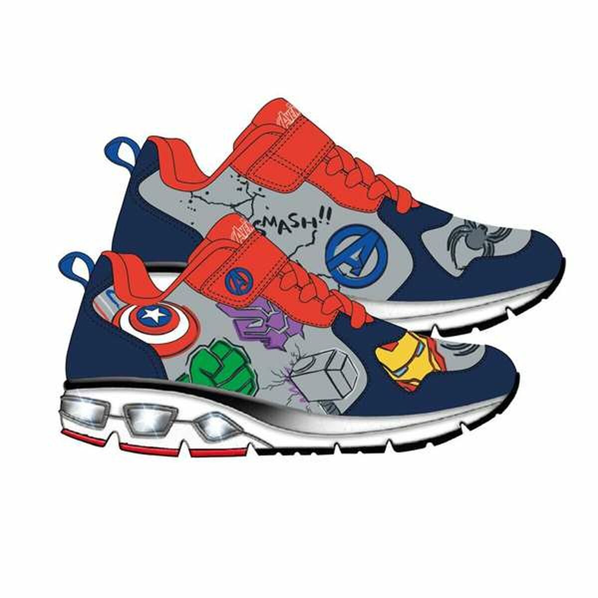 Zapatillas Deportivas Infantiles The Avengers Multicolor