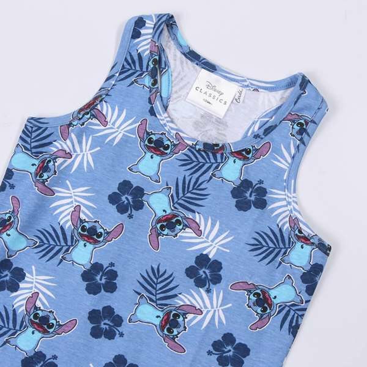 Vestido Stitch Azul Niña