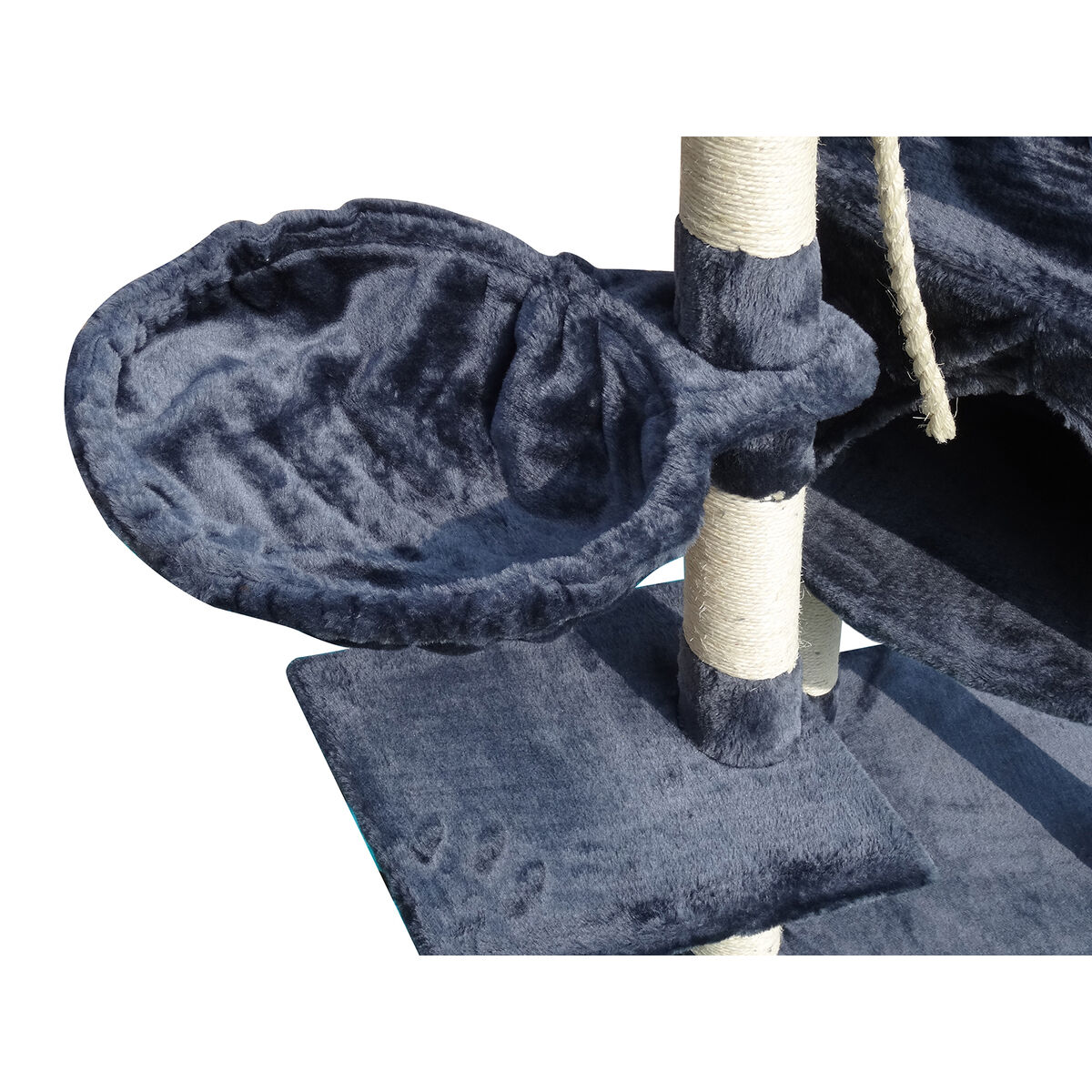 Árbol rascador para gatos Gloria Sinu Gris 7,5 cm 55 x 40 x 120 cm