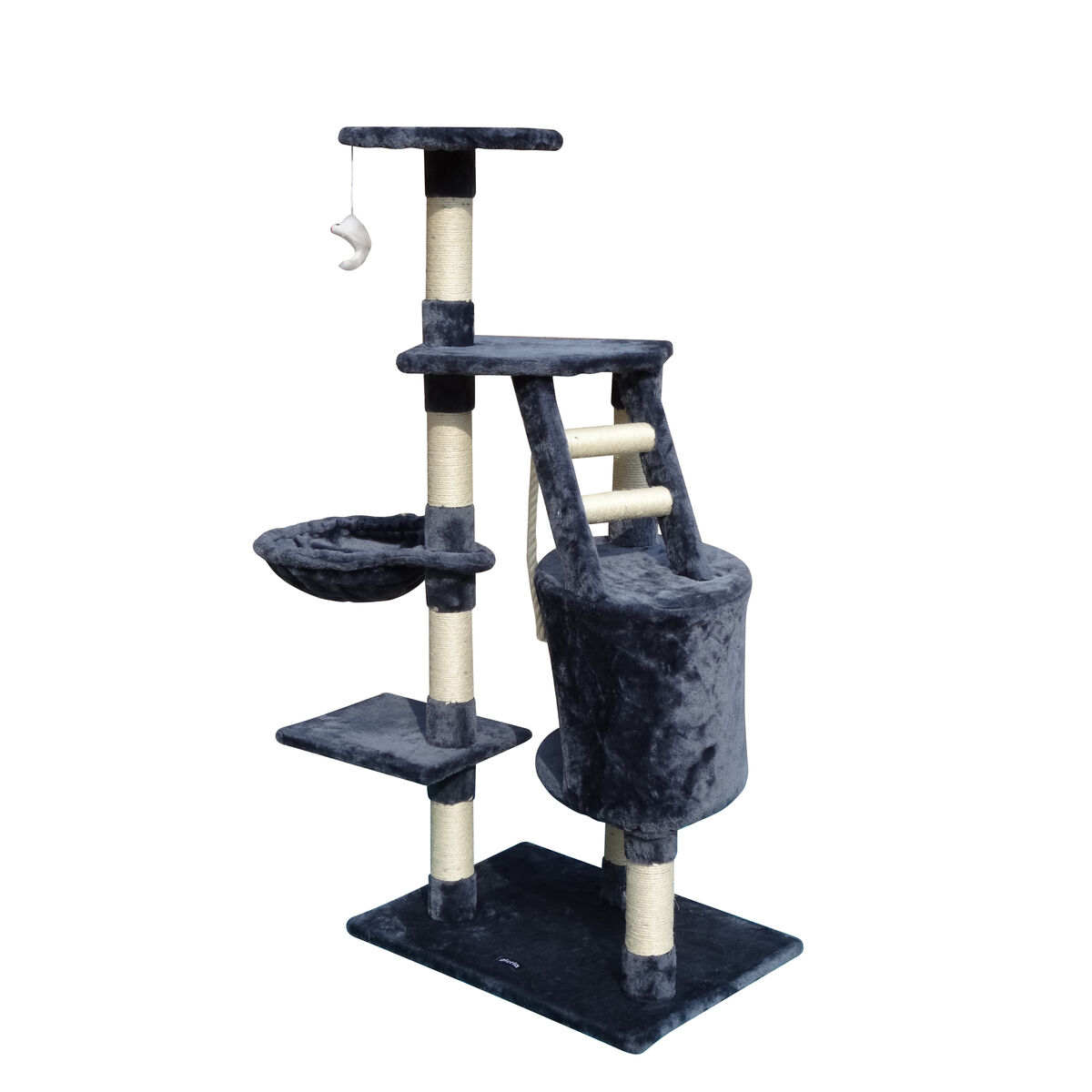 Árbol rascador para gatos Gloria Sinu Gris 7,5 cm 55 x 40 x 120 cm