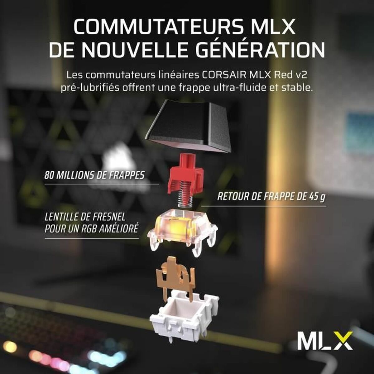 Teclado Corsair K70 Negro