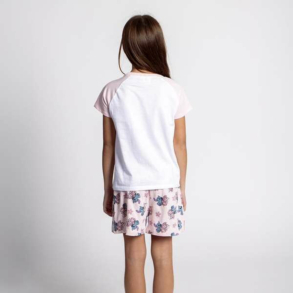 Pijama Infantil Stitch Rosa