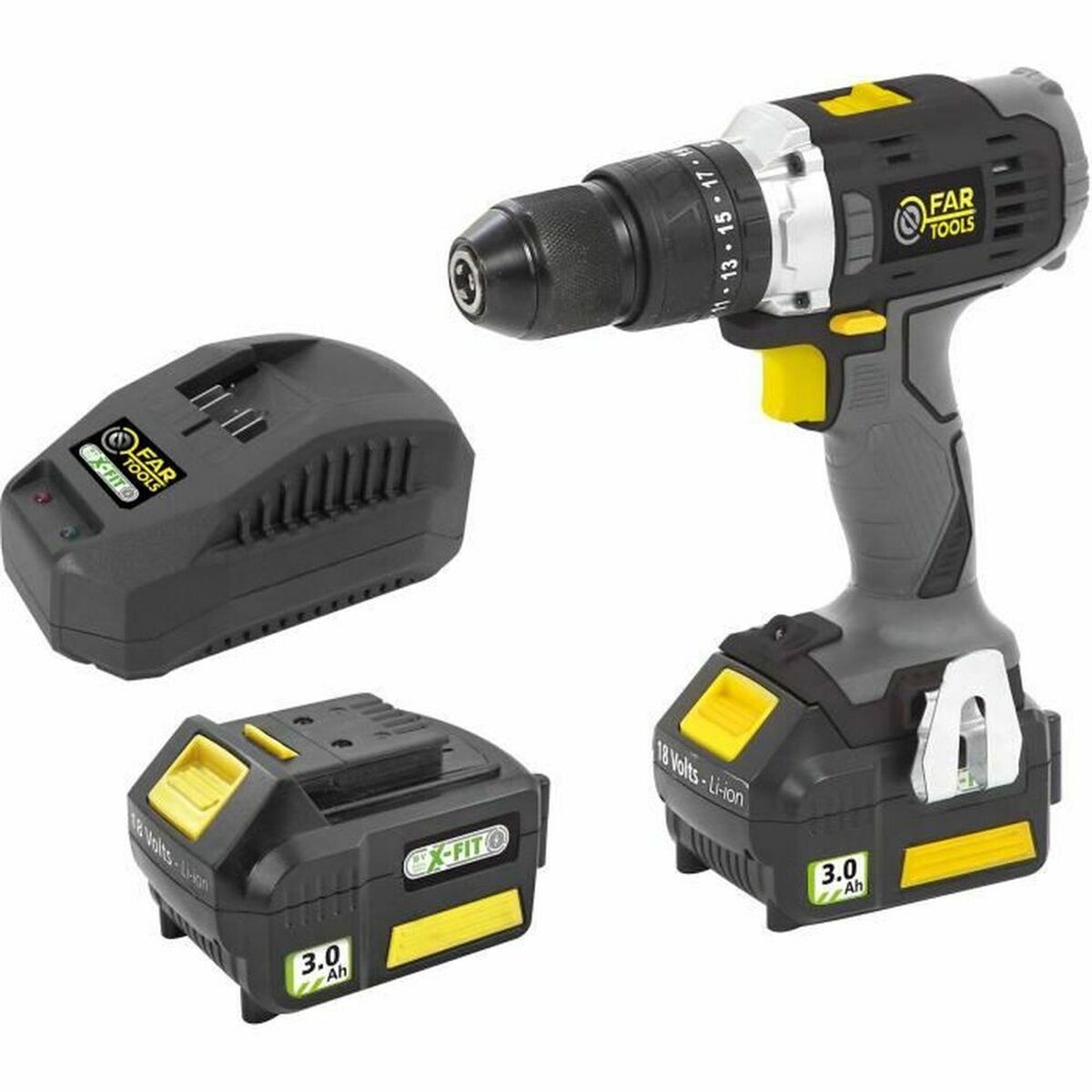 Atornillador eléctrico Fartools X-FIT XF-IMPACT DRILL S / S 18V