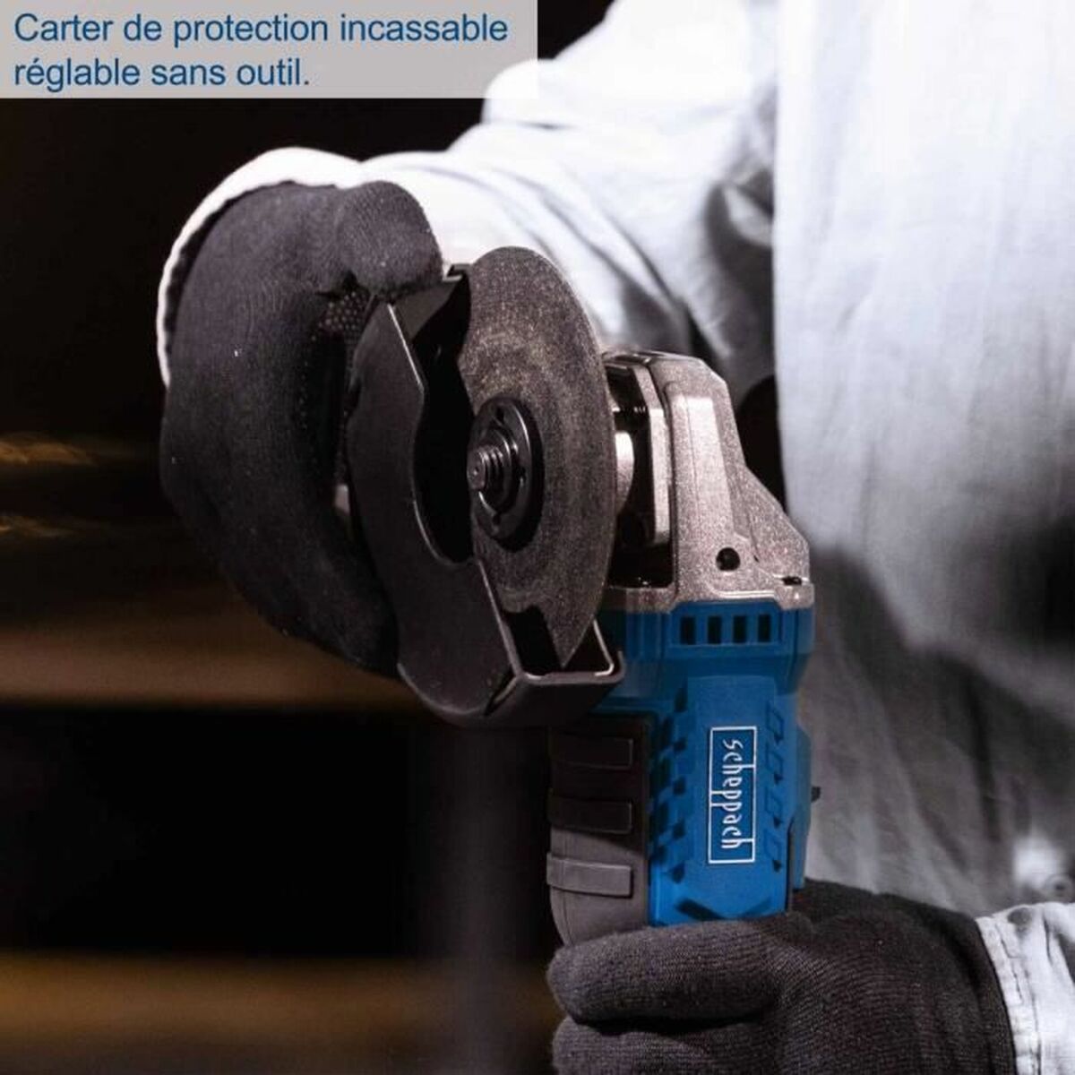 Amoladora angular Scheppach C-AG125-X