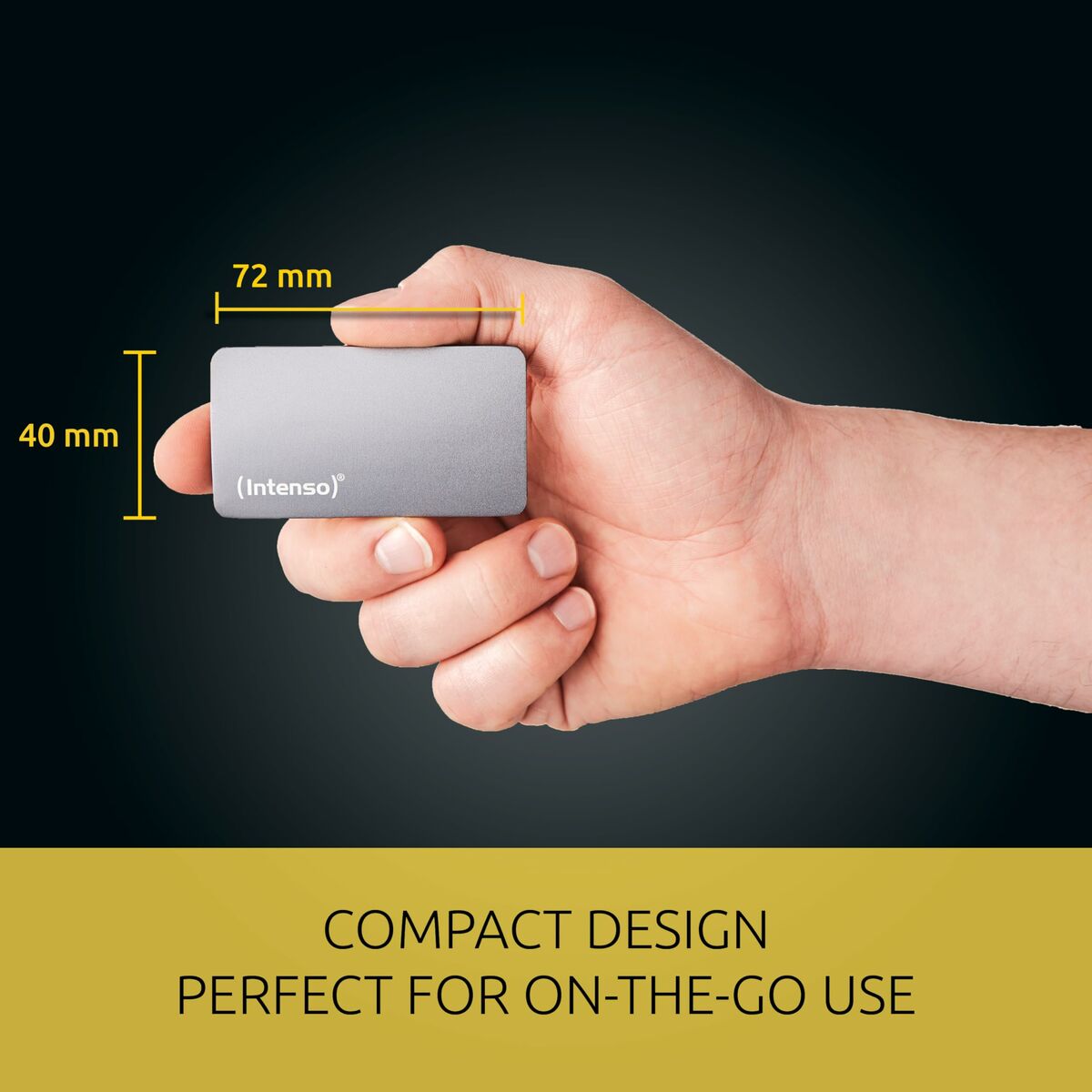 Disco Duro Externo INTENSO Intenso eSSD TX800 2Tb USB-C 3.2 Gen2 SSD 2 TB HDD