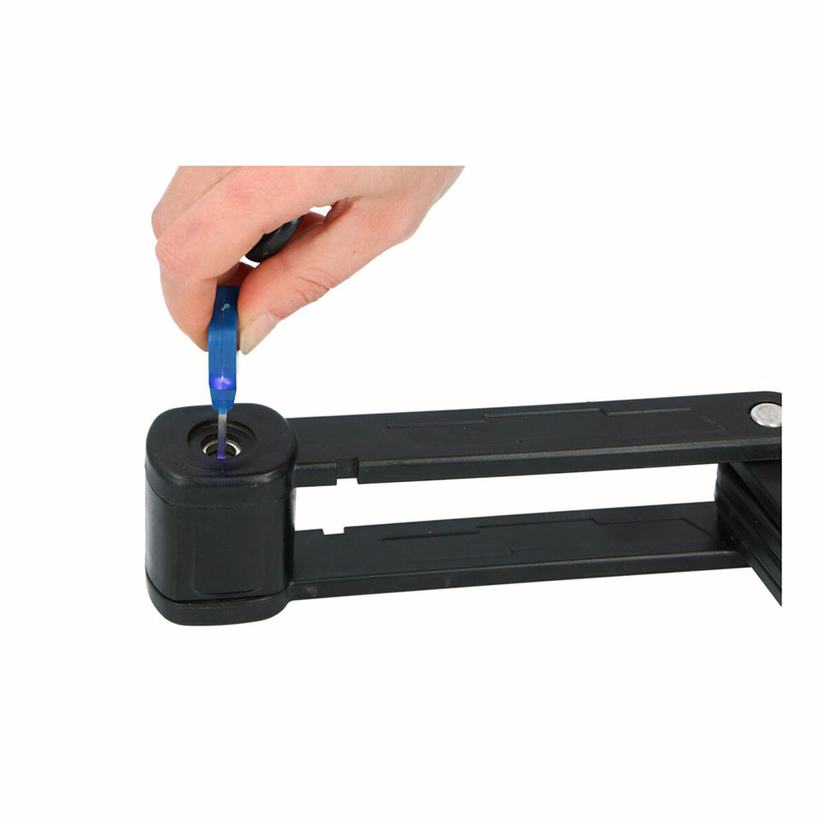 Candado de llave Dunlop Acero Rectangular Plegable