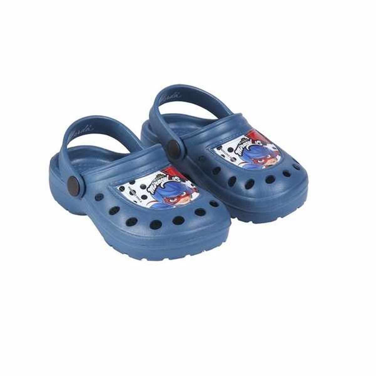 Zuecos de Playa Lady Bug Azul