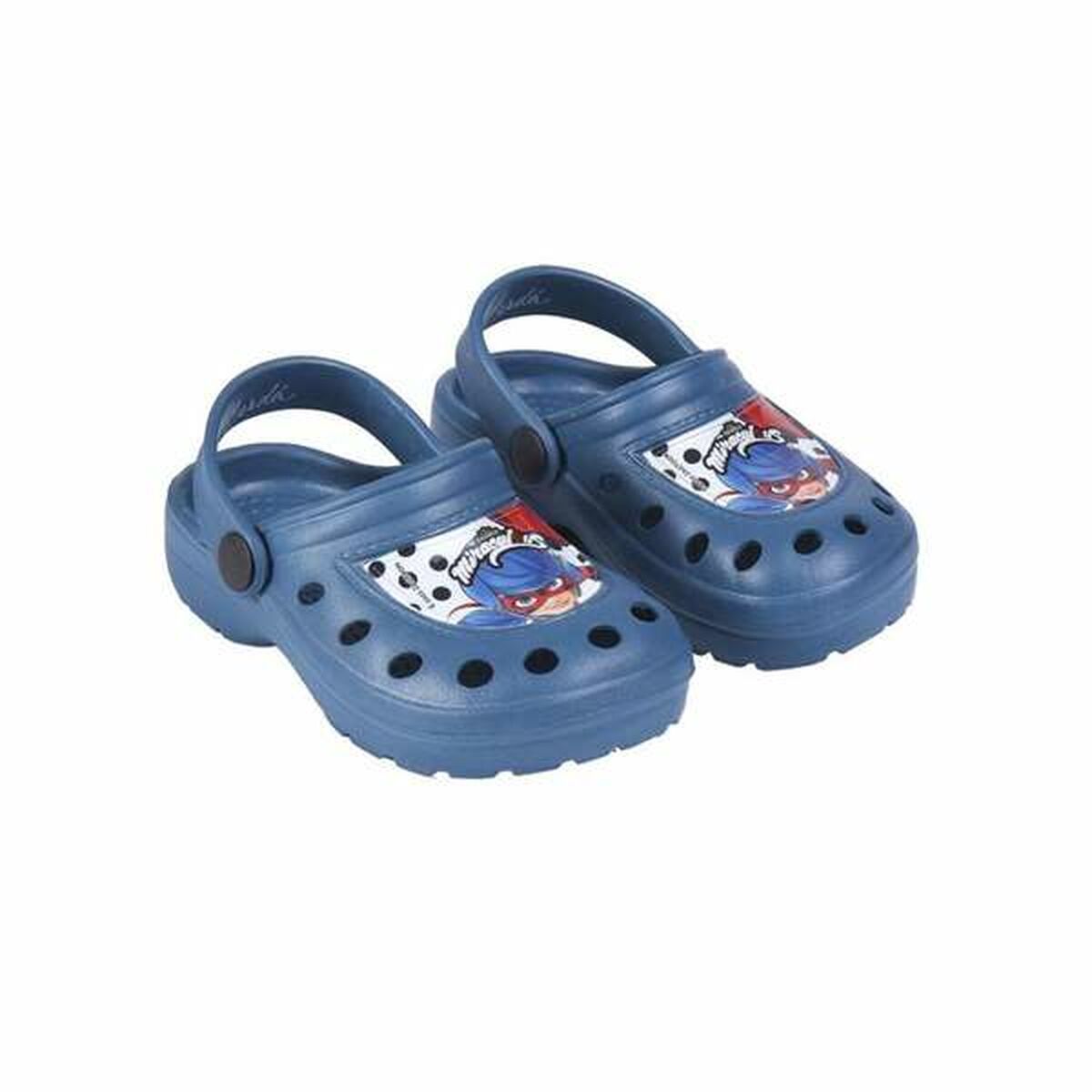 Zuecos de Playa Lady Bug Azul