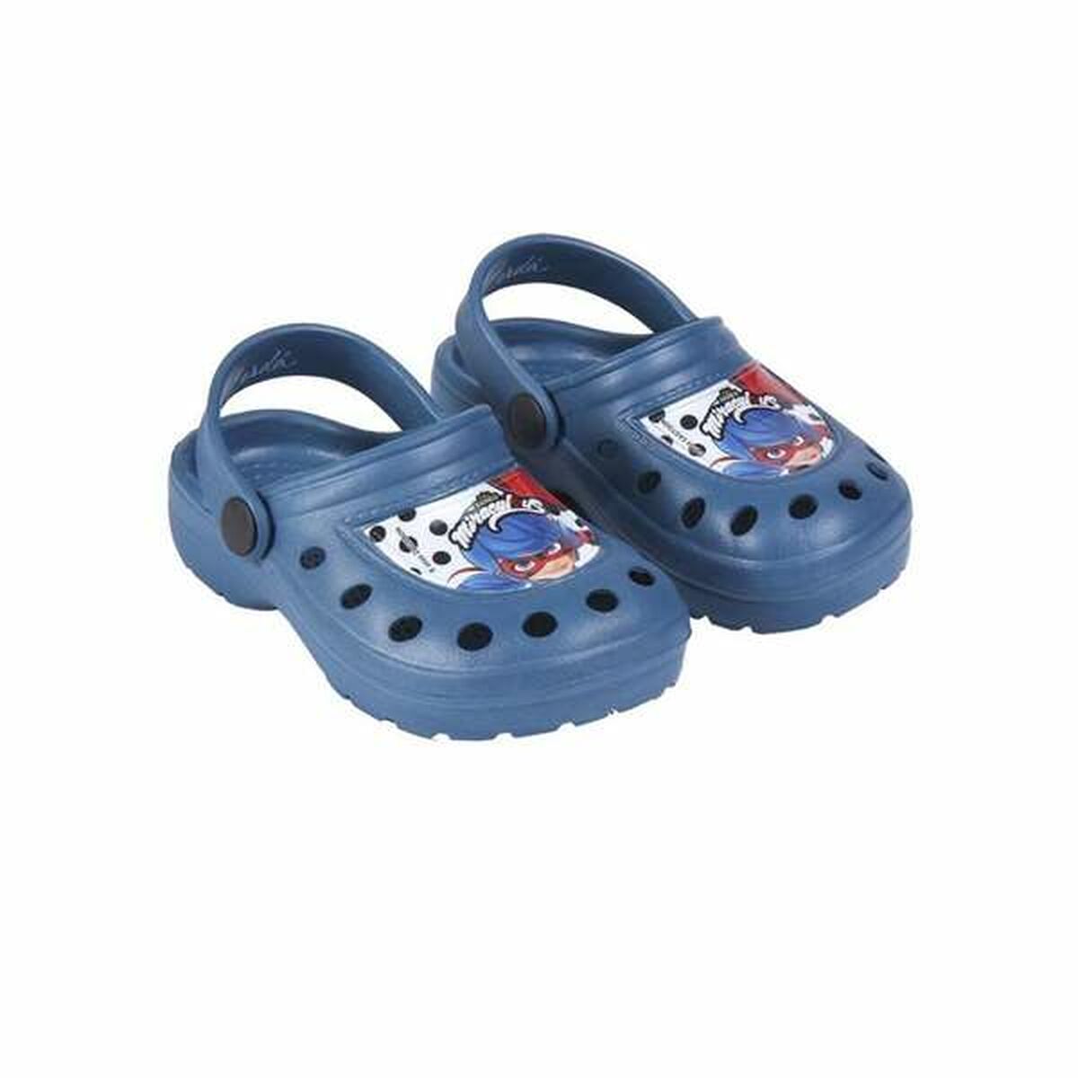 Zuecos de Playa Lady Bug Azul