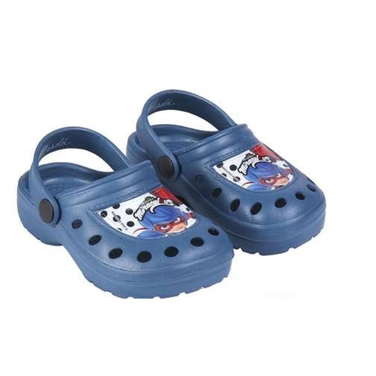 Zuecos de Playa Lady Bug Azul