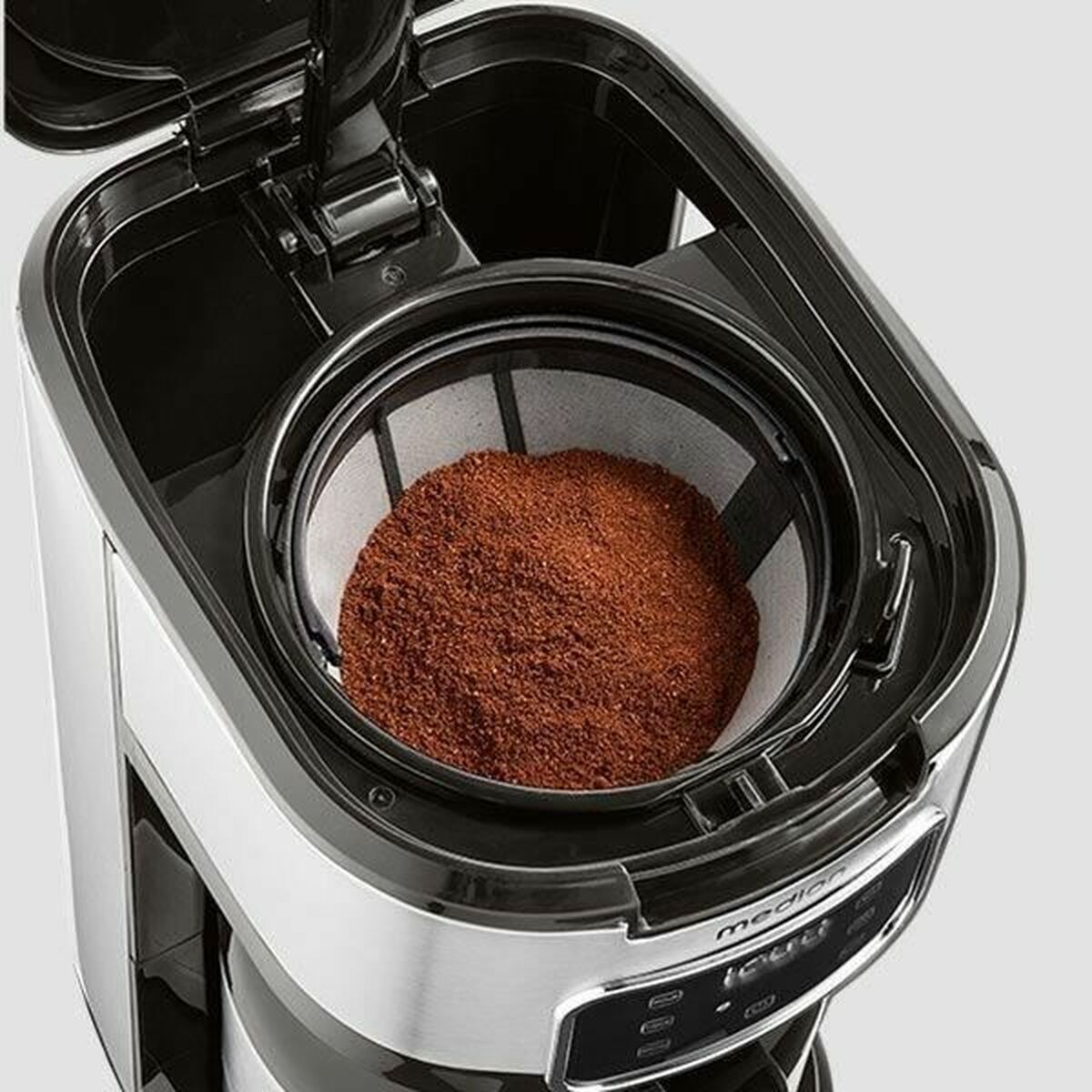 Cafetera de Goteo Medion Plateado 900 W 1,2 L