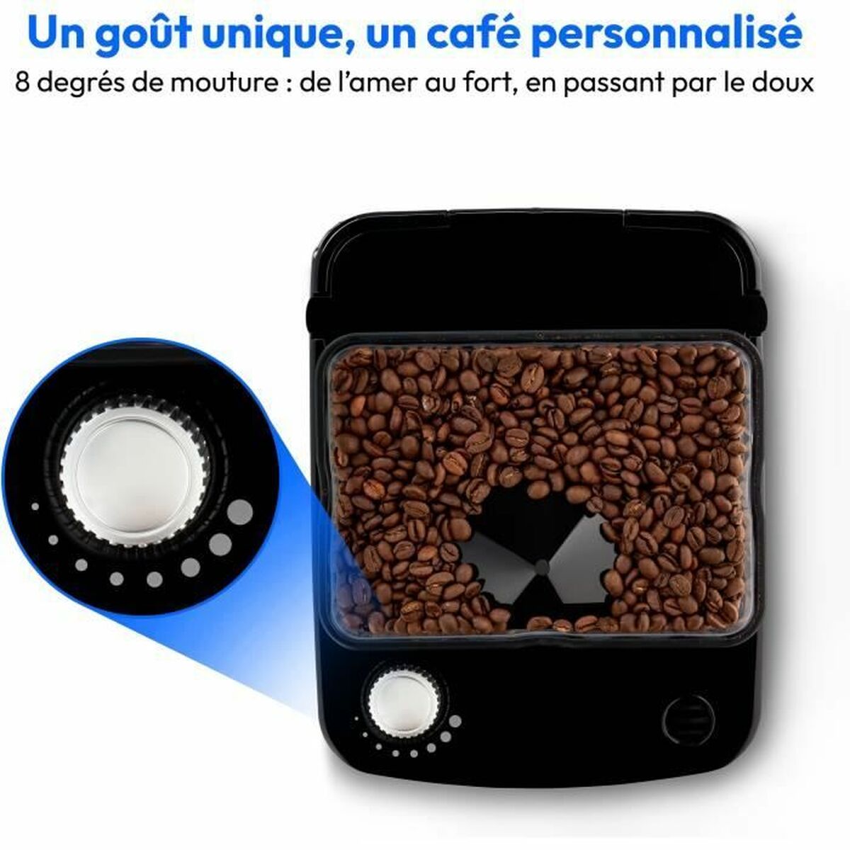 Cafetera de Goteo Medion 1000 W Plateado 1 L