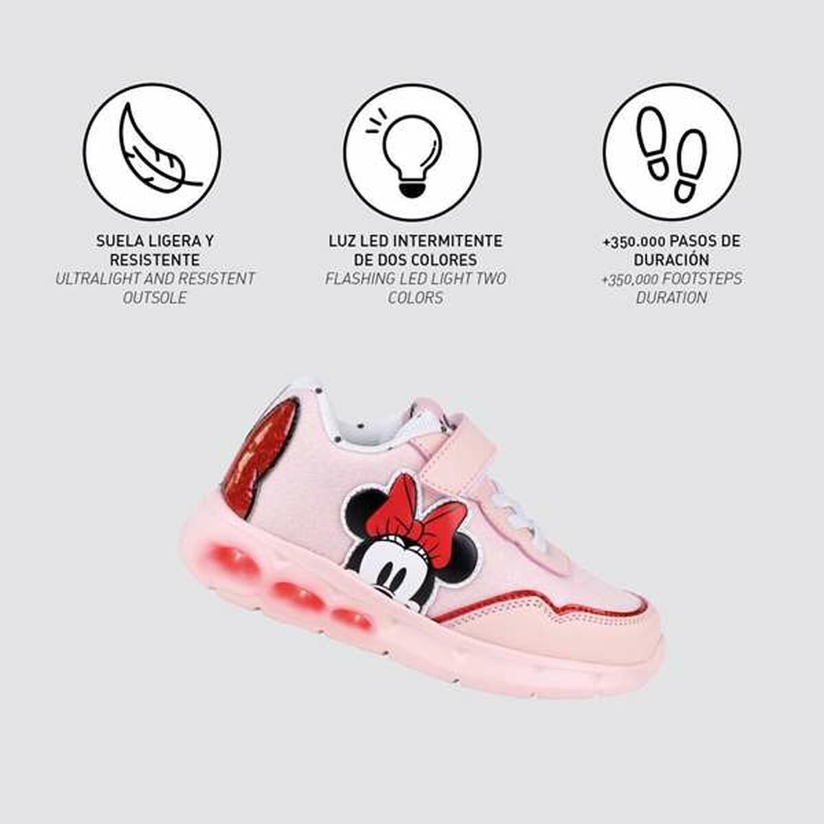 Zapatillas Deportivas Infantiles Minnie Mouse Rosa 30