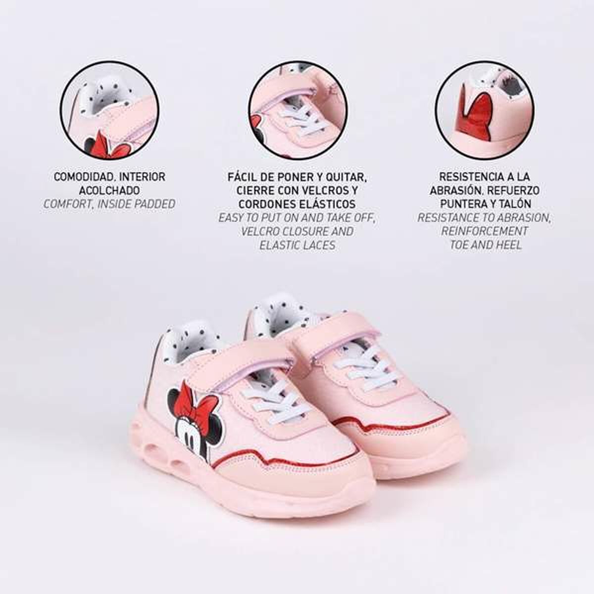Zapatillas Deportivas Infantiles Minnie Mouse Rosa 30