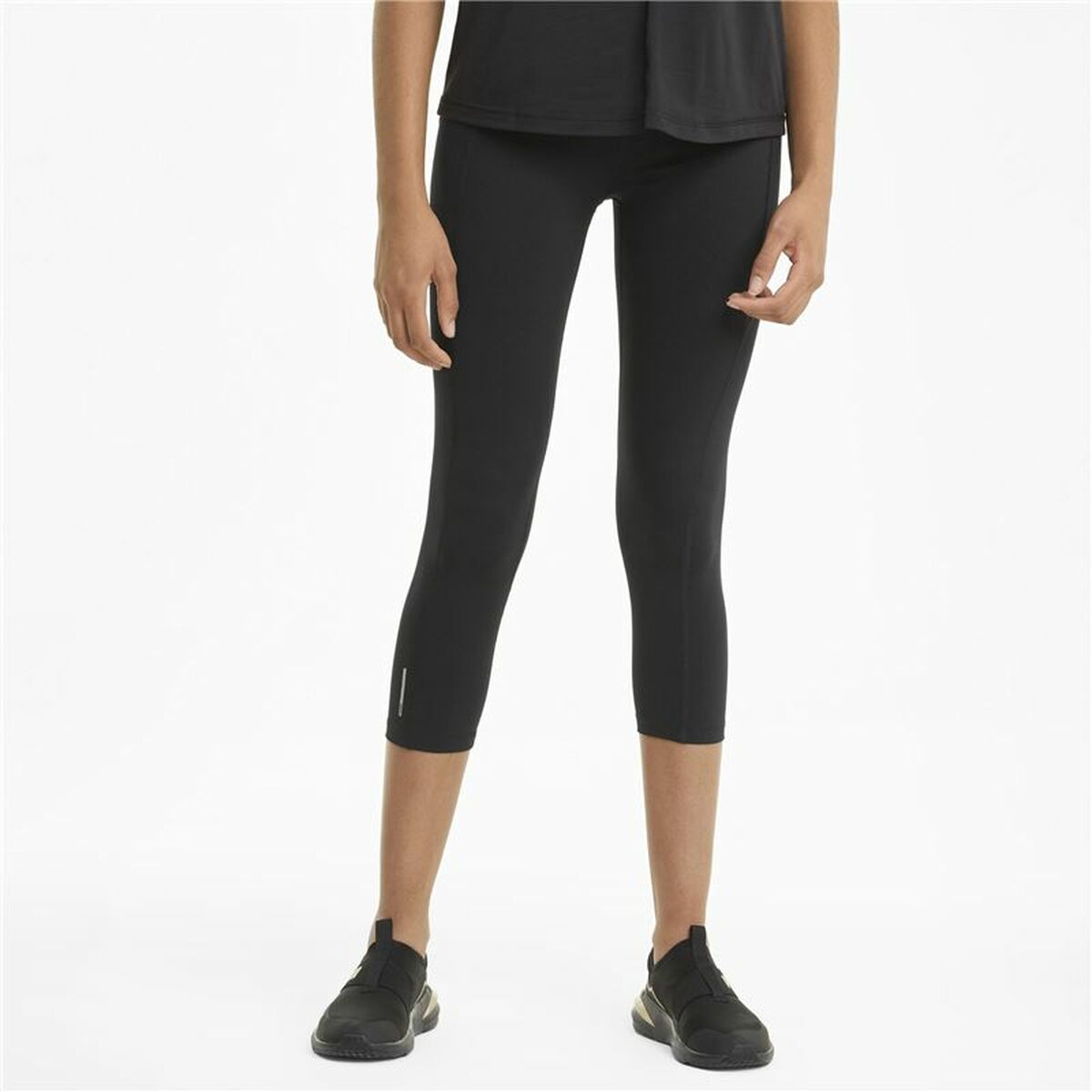 Pantalón Largo Deportivo Puma Train Favorite Forever High Waist 3/4 Negro Mujer