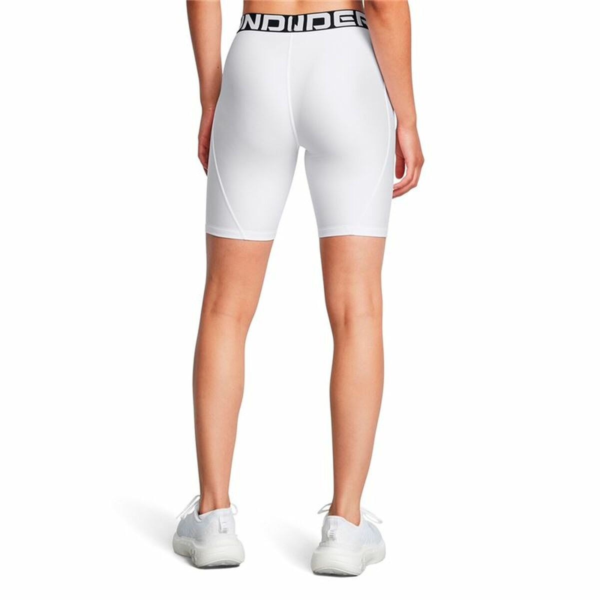 Pantalones Cortos Deportivos para Hombre Under Armour Hg 8In Blanco