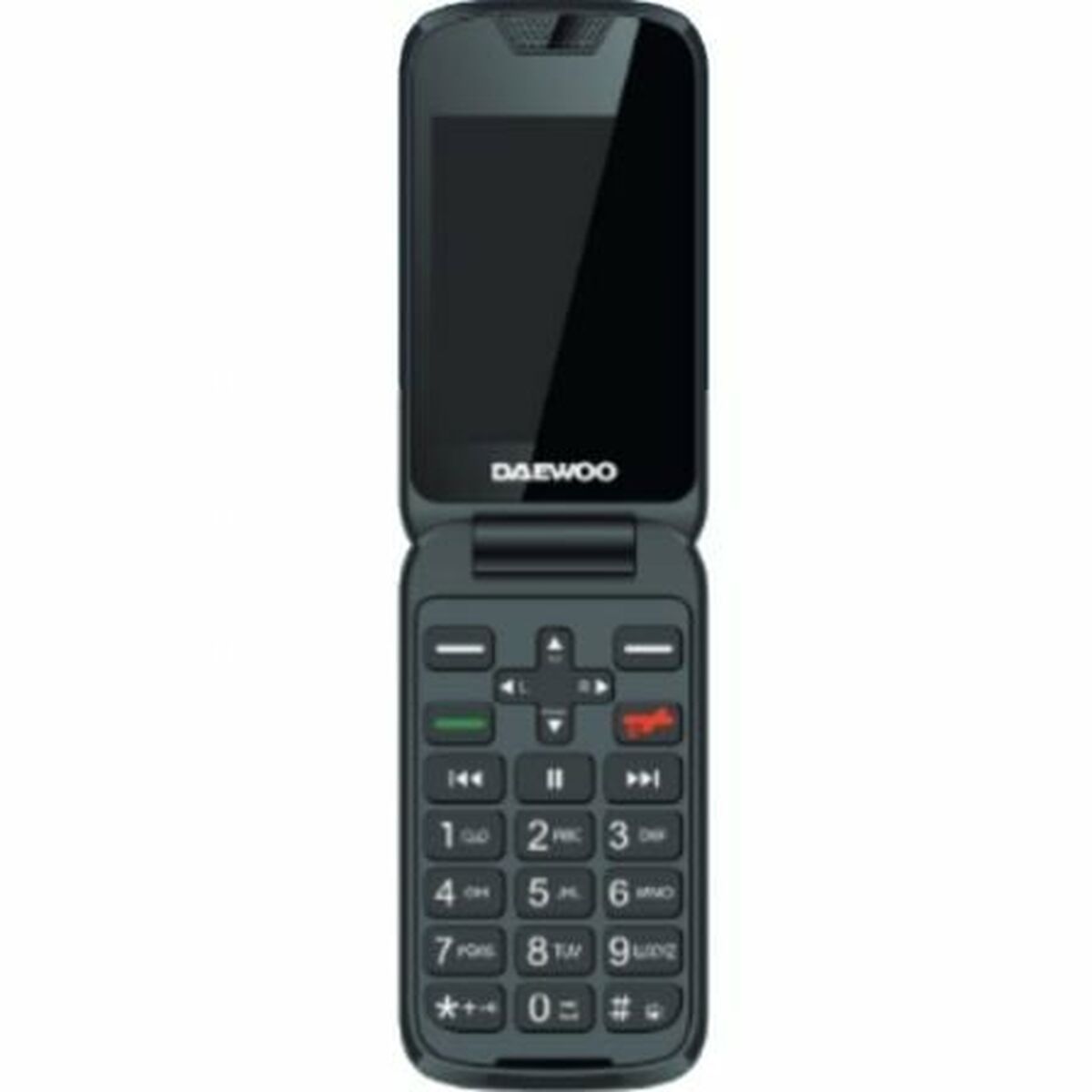 Teléfono Móvil para Mayores Daewoo 2,8" 32 GB Negro