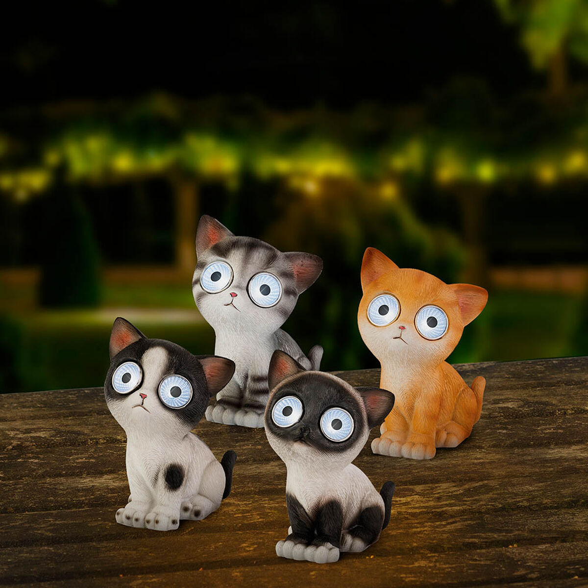 Lámpara solar Lumineo Gato